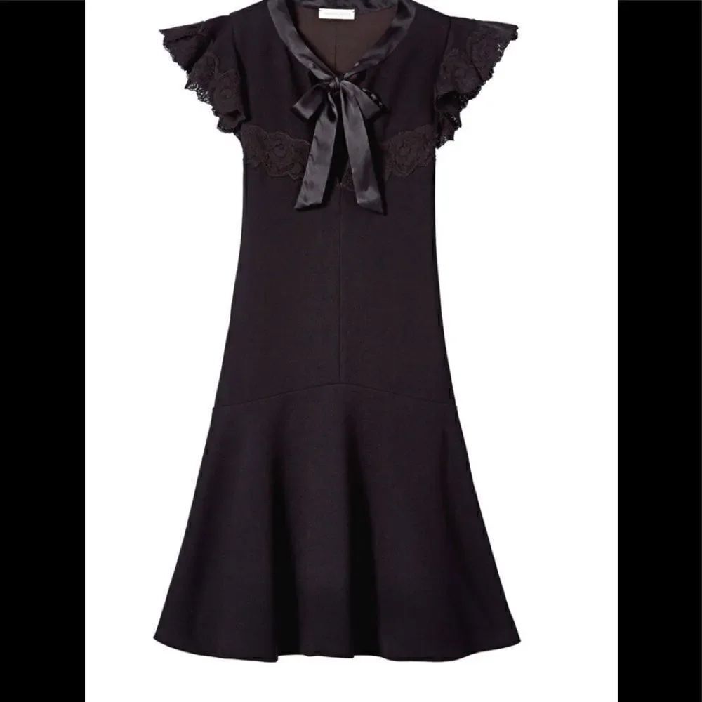 Rebecca Taylor black dress. New - Picture 5 of 15